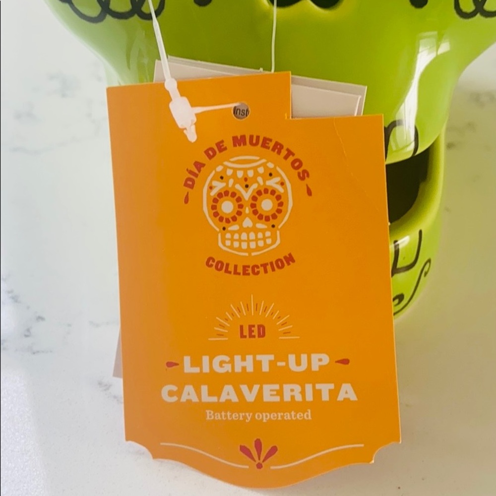 Target Ceramic Día de Muertos Green Sugar Skull - Picture 12 of 16
